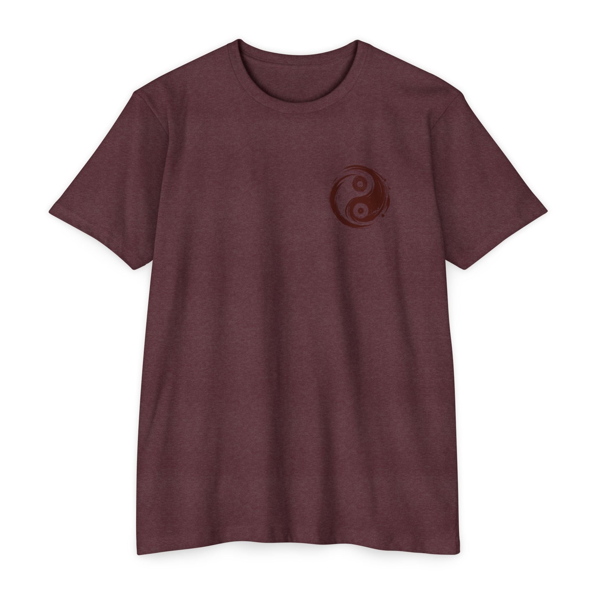 Vinyl Record Yin and Yang Red T-shirt