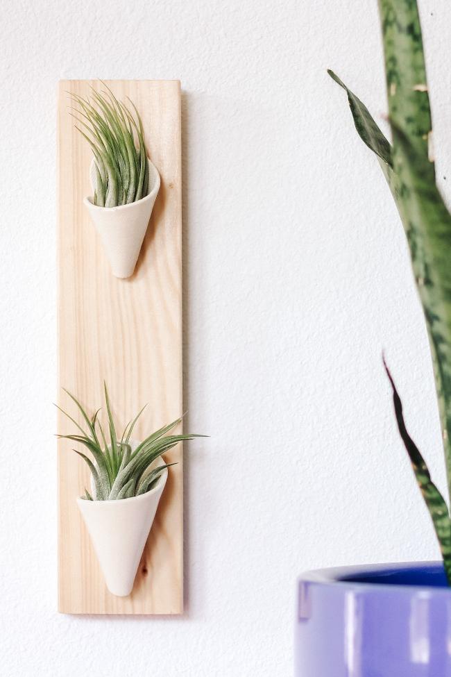 Carter + Rose Ceramic Wall Planter, Double
