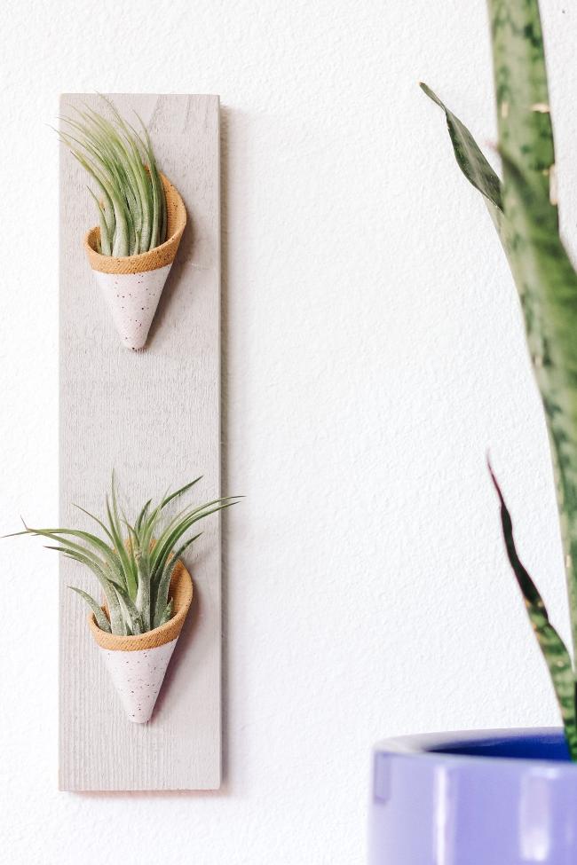 Carter + Rose Ceramic Wall Planter, Double