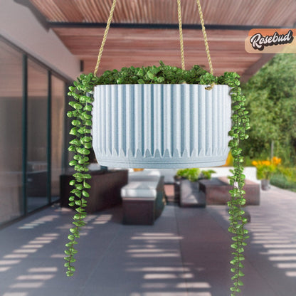 MCR Bowl Hanging Plant Pot for Indoor or Outdoor