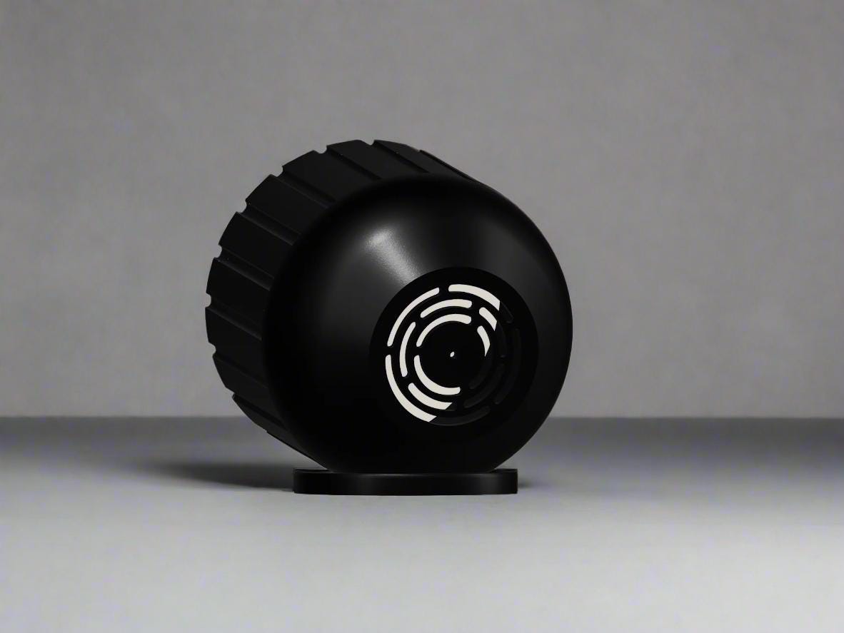 Modern Indoor Planter with Drainage – 3D Printed Fluted Plant Pot, Vertical Ribbed Design, Minimalist Decor Accent, Mid-Bubble