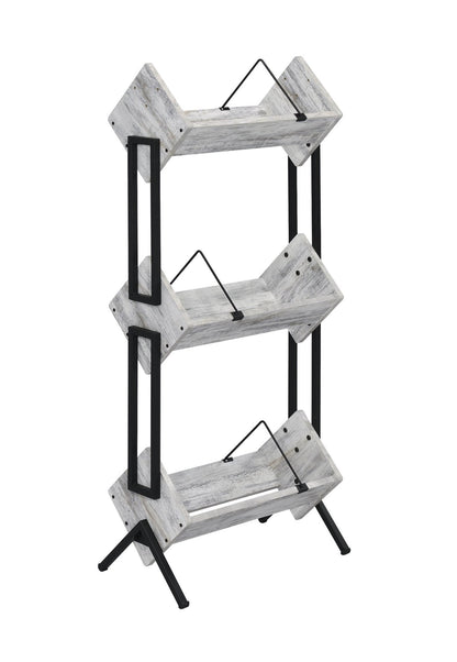 Musiea BX300 3 Tier Vinyl Record Holder for Albums, Magazine Display, Book and Files Organizer