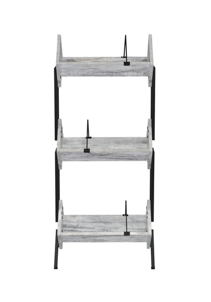 Musiea BX300 3 Tier Vinyl Record Holder for Albums, Magazine Display, Book and Files Organizer
