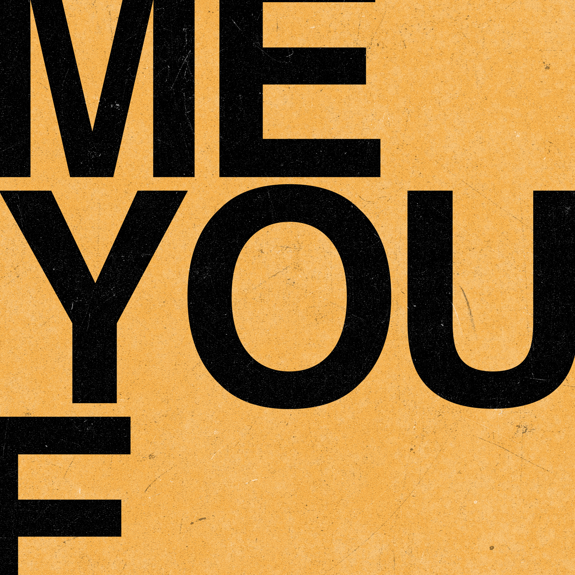 Come As You Are - Nirvana Typography