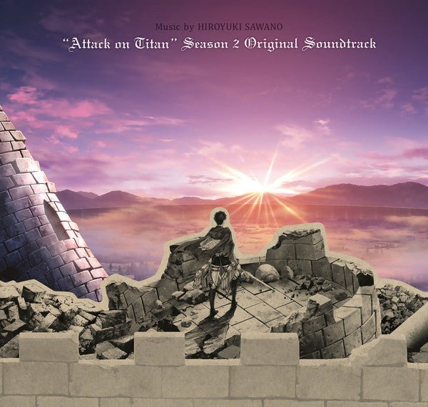 Attack on Titan Season 2 LP Box Art showing main character staring out at the horizon.