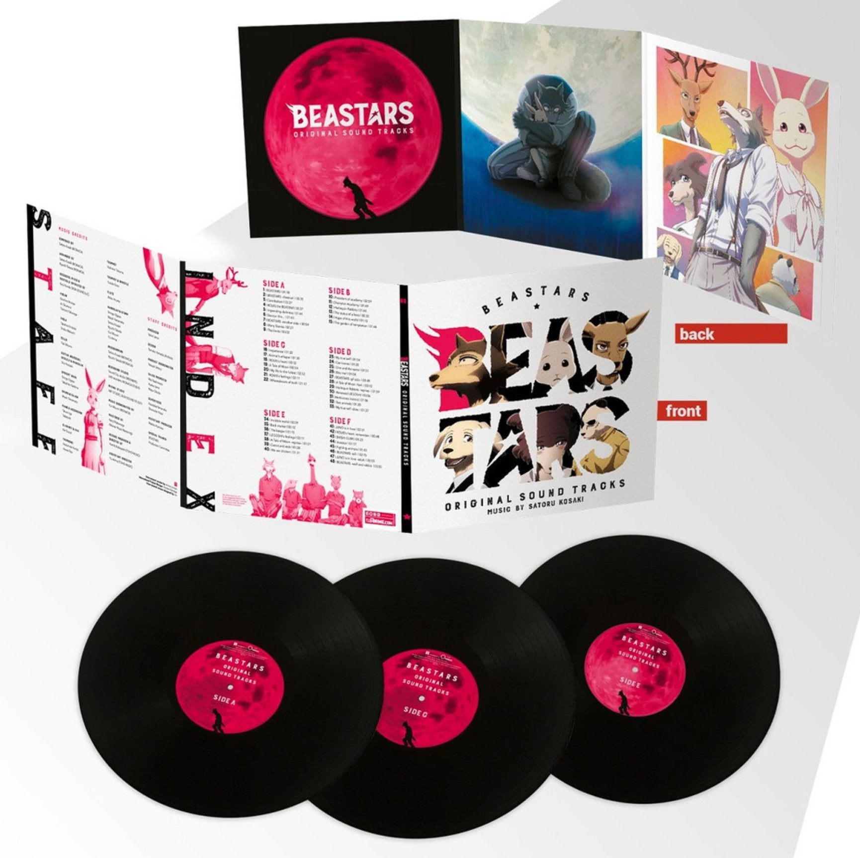 Beastars - Original Series Soundtrack 3xLP - Anime Soundtrack - Liminal Goods