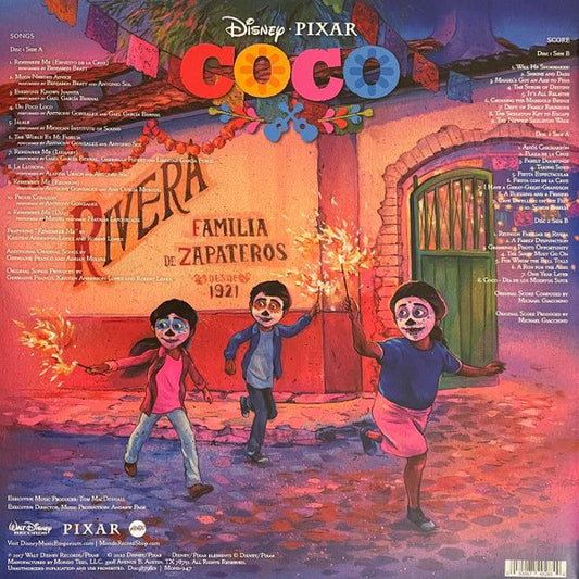Coco Vinyl Record - Back Sleeve