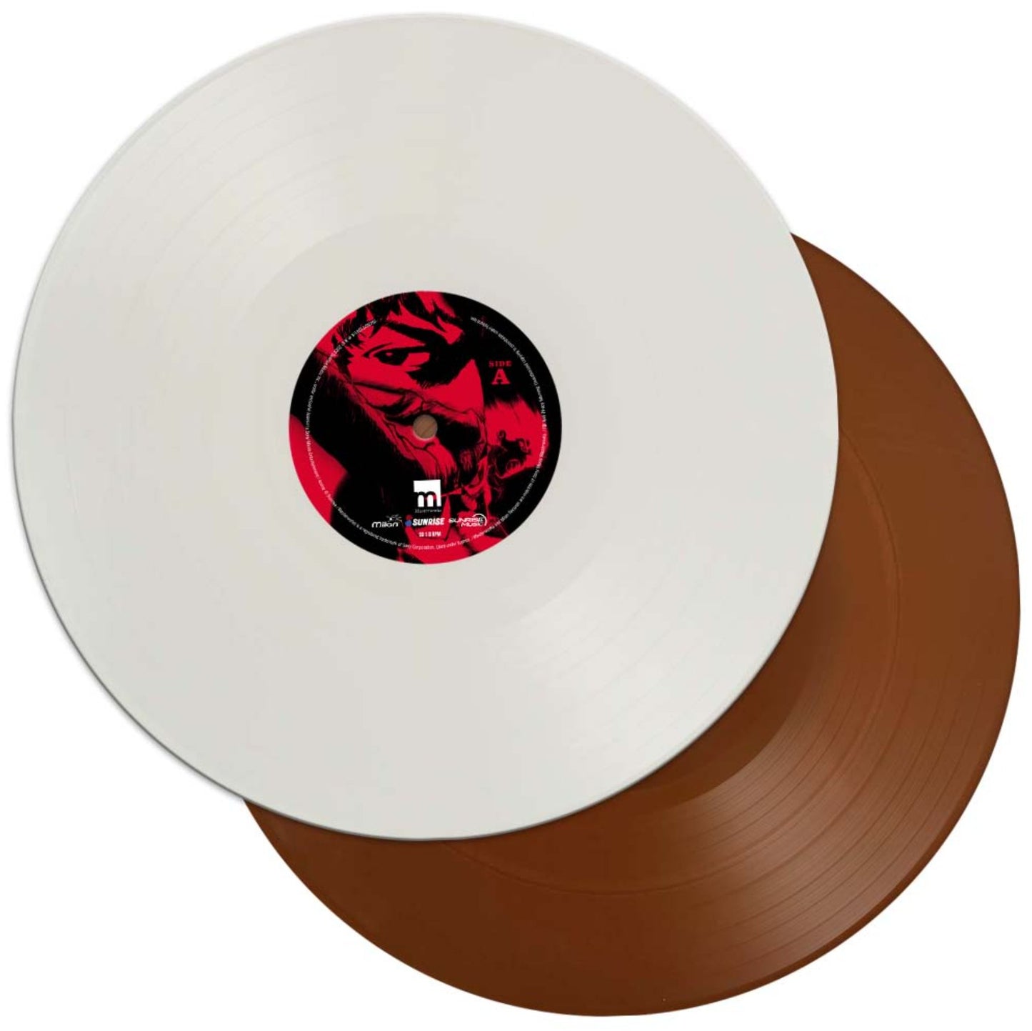 Cowboy Bebop Vinyl Record - White and Brown