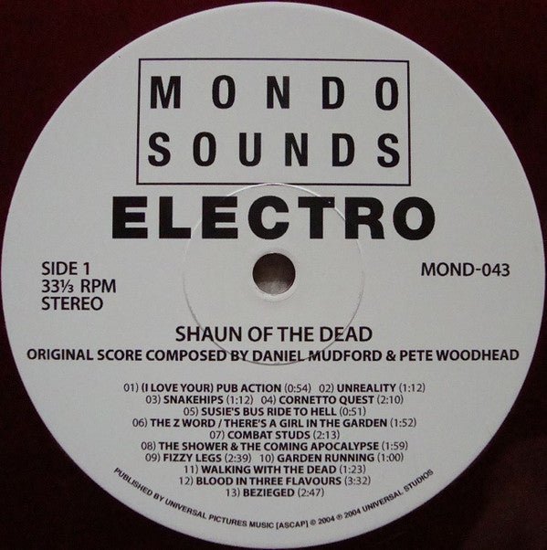 Shaun Of The Dead - Original Motion Picture Score LP - Film Soundtrack - Liminal Goods