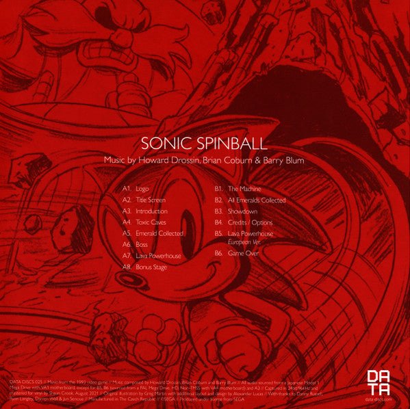 Sonic Spinball - Original Game Soundtrack LP - Video Game Soundtrack - Liminal Goods